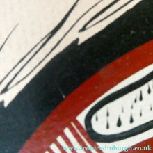 Load image into Gallery viewer, CANADIAN ART: Joshim Kakegamic (1952 - 1993). Acrylic Painting on board. Entitled "Lazy Bear"
