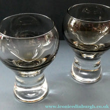 Load image into Gallery viewer, Large Red Wine Goblet Caithness Canisbay Glass 1970s Colin Terris

