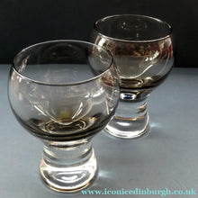 Load image into Gallery viewer, Large Red Wine Goblet Caithness Canisbay Glass 1970s Colin Terris
