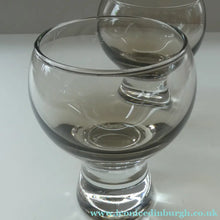 Load image into Gallery viewer, Large Red Wine Goblet Caithness Canisbay Glass 1970s Colin Terris
