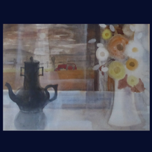 Load image into Gallery viewer, SCOTTISH ART. Unusual LARGE Still Life Watercolour Painting by Ian Fleming (1906 - 1994). Pencil Signed &amp; Framed
