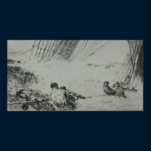 Load image into Gallery viewer, MARINE ART. Arthur Briscoe (1873 - 1943). Etching entitled: Flooded Decks. Signed and dated  1931
