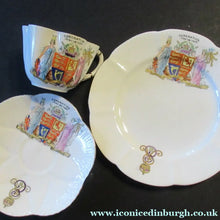 Load image into Gallery viewer, 1902 Foley China Trio Coronation of Edward VII 1902

