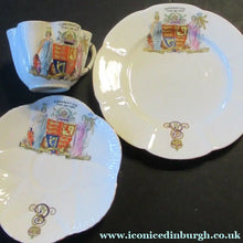 Load image into Gallery viewer, 1902 Foley China Trio Coronation of Edward VII 1902
