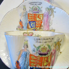 Load image into Gallery viewer, 1902 Foley China Trio Coronation of Edward VII 1902
