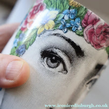 Load image into Gallery viewer, Genuine FORNASETTI Profumi Italian Ceramic Lidded Pot with Original Candle

