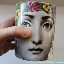 Load image into Gallery viewer, Genuine FORNASETTI Profumi Italian Ceramic Lidded Pot with Original Candle

