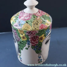 Load image into Gallery viewer, Genuine FORNASETTI Profumi Italian Ceramic Lidded Pot with Original Candle

