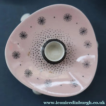 Load image into Gallery viewer, Set of FOUR 1950s Decorative FOLEY Bone China Miniature Candleholders with Tripod Feet
