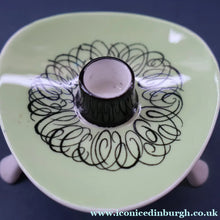 Load image into Gallery viewer, Set of FOUR 1950s Decorative FOLEY Bone China Miniature Candleholders with Tripod Feet
