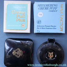 Load image into Gallery viewer, JOB LOT: Three Vintage 1960s Plastic Powder Compacts. Helena Rubinstein Leichner - Vintage Powder Compact
