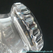 Load image into Gallery viewer, FOUR 1980s WHISKY TUMBLERS Crystal "On the Rocks" Glasses. Prince Regent Pattern by WEBB CORBETT
