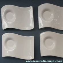 Load image into Gallery viewer, FOUR Villeroy and Boch "New Wave" Espresso Cups and Saucers
