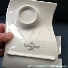Load image into Gallery viewer, FOUR Villeroy and Boch "New Wave" Espresso Cups and Saucers
