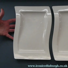 Load image into Gallery viewer, Villeroy and Boch "New Wave" Large Oblong Dinner Plates
