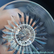 Load image into Gallery viewer, FOUR Vintage 1960s Edinburgh Crystal CHAMPAGNE Flute Glasses. Star of Edinburgh 6 1/4 inches
