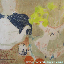 Load image into Gallery viewer, Still Life with Teapot, Daffodils, Mug and Oranges. Pierre Bonnard Style
