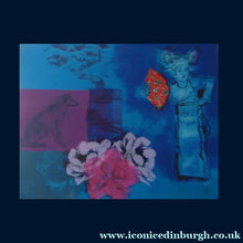 Load image into Gallery viewer, SCOTTISH ART. Night Dancer. Original 1997 Screenprint by George Donald. Signed &amp; editioned by Edinburgh Printmakers. FRAMED
