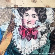 Load image into Gallery viewer, 1820s Original Georgian Print Fashion Satire on Large Hats William Heath

