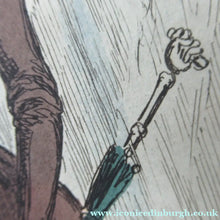 Load image into Gallery viewer, 1820s Original Georgian Print Fashion Satire on Large Hats William Heath

