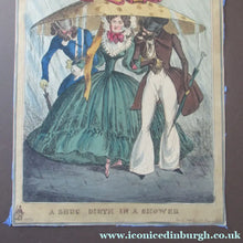 Load image into Gallery viewer, 1820s Original Georgian Print Fashion Satire on Large Hats William Heath
