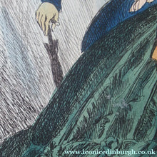 Load image into Gallery viewer, 1820s Original Georgian Print Fashion Satire on Large Hats William Heath
