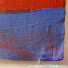 Load image into Gallery viewer, Frank Beanland Abstract Spot Painting Red and Blue Abstract
