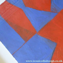 Load image into Gallery viewer, Frank Beanland Abstract Spot Painting Red and Blue Abstract
