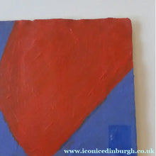 Load image into Gallery viewer, Frank Beanland Abstract Spot Painting Red and Blue Abstract
