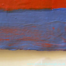 Load image into Gallery viewer, Frank Beanland Abstract Spot Painting Red and Blue Abstract
