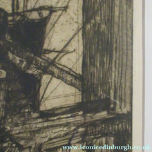 Load image into Gallery viewer, 1906 Pencil Signed Frank Brangwyn Etching The Barge Bruges
