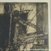 Load image into Gallery viewer, 1906 Pencil Signed Frank Brangwyn Etching The Barge Bruges
