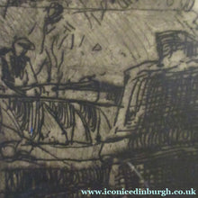 Load image into Gallery viewer, 1906 Pencil Signed Frank Brangwyn Etching The Barge Bruges
