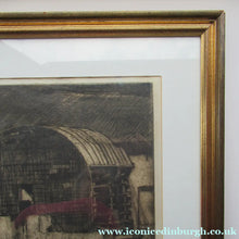 Load image into Gallery viewer, Frank Brangwyn Pencil Signed Etching The Mill Wheel Montreuil
