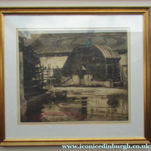 Load image into Gallery viewer, Frank Brangwyn (1867 - 1956). Etching: The Mill Wheel at Montreuil (1904) Signed in Pencil - British Prints
