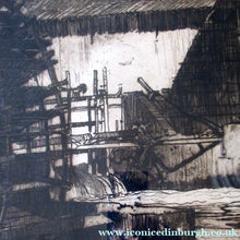 Load image into Gallery viewer, Frank Brangwyn Pencil Signed Etching The Mill Wheel Montreuil
