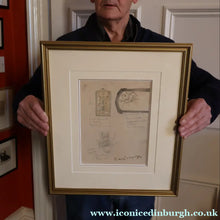 Load image into Gallery viewer, SCOTTISH ART. Vintage Scottish Seascape Gouache Painting by Irene HALLIDAY
