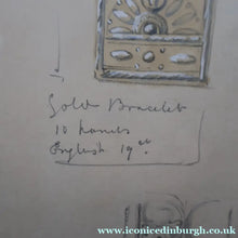 Load image into Gallery viewer, SCOTTISH ART. Vintage Scottish Seascape Gouache Painting by Irene HALLIDAY
