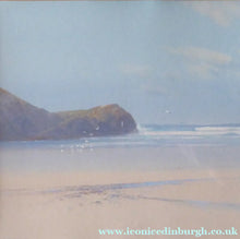Load image into Gallery viewer, John Widgery Watercolour Painting of Newquay Beach Cornwall
