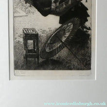 Load image into Gallery viewer, French Art: James TISSOT (1836 - 1902). The Hammock or Le Hamac (1880). Etching and Drypoint. Framed
