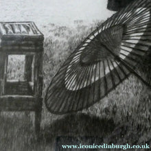 Load image into Gallery viewer, French Art: James TISSOT (1836 - 1902). The Hammock or Le Hamac (1880). Etching and Drypoint. Framed
