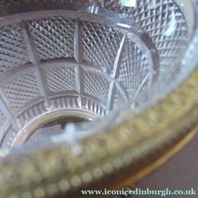 Load image into Gallery viewer, FRENCH (probably Baccarat) Cut Crystal Ice Pail with Gilt Bronze / Ormolu Mounts and Lion Paws Feet. 5 1/4 inches
