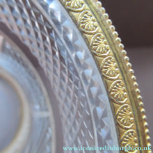 Load image into Gallery viewer, FRENCH (probably Baccarat) Cut Crystal Ice Pail with Gilt Bronze / Ormolu Mounts and Lion Paws Feet. 5 1/4 inches
