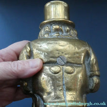 Load image into Gallery viewer, 1900s ANTIQUE Brass Money Box or Coin Bank in the Shape of Paul Kruger. President of the Transvaal
