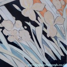 Load image into Gallery viewer, 1930s Art Deco Watercolour. Japanese Lady with Parasol in a Garden 

