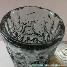 Load image into Gallery viewer, Genuine 1960s WHITEFRIARS Pewter Cylinder "Bark" vase by Geoffrey Baxter; 7 1/2 inches
