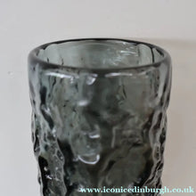 Load image into Gallery viewer, Genuine 1960s WHITEFRIARS Pewter Cylinder "Bark" vase by Geoffrey Baxter; 7 1/2 inches
