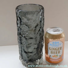 Load image into Gallery viewer, Genuine 1960s WHITEFRIARS Pewter Cylinder "Bark" vase by Geoffrey Baxter; 7 1/2 inches
