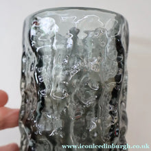 Load image into Gallery viewer, Genuine 1960s WHITEFRIARS Pewter Cylinder "Bark" vase by Geoffrey Baxter; 7 1/2 inches
