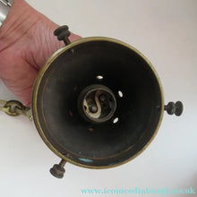 Load image into Gallery viewer, Three Part Holophane Prismatic Hanging Pendant Light Shade 1920s
